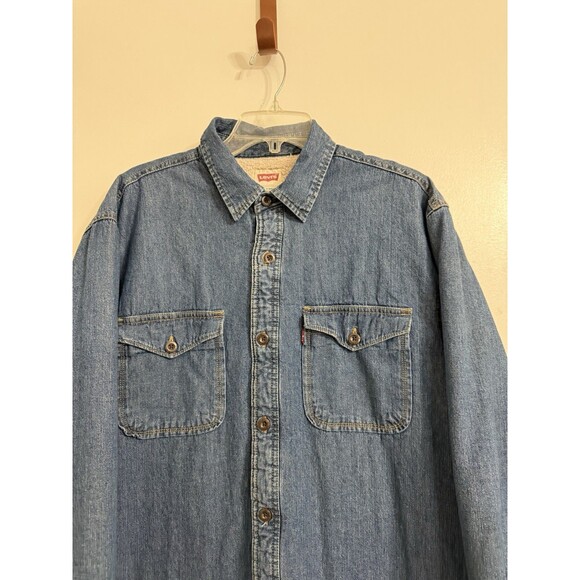 Levi's Sherpa Trucker Men's Shirt Jacket- Size Large - Picture 2 of 16
